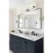 Z-Lite Harrison Vanity, 1-Light, 32 In.W x 4 In.L x 4.75 In.H, Matte Black/Frosted 1011-32W-MB-LED - alternate 8